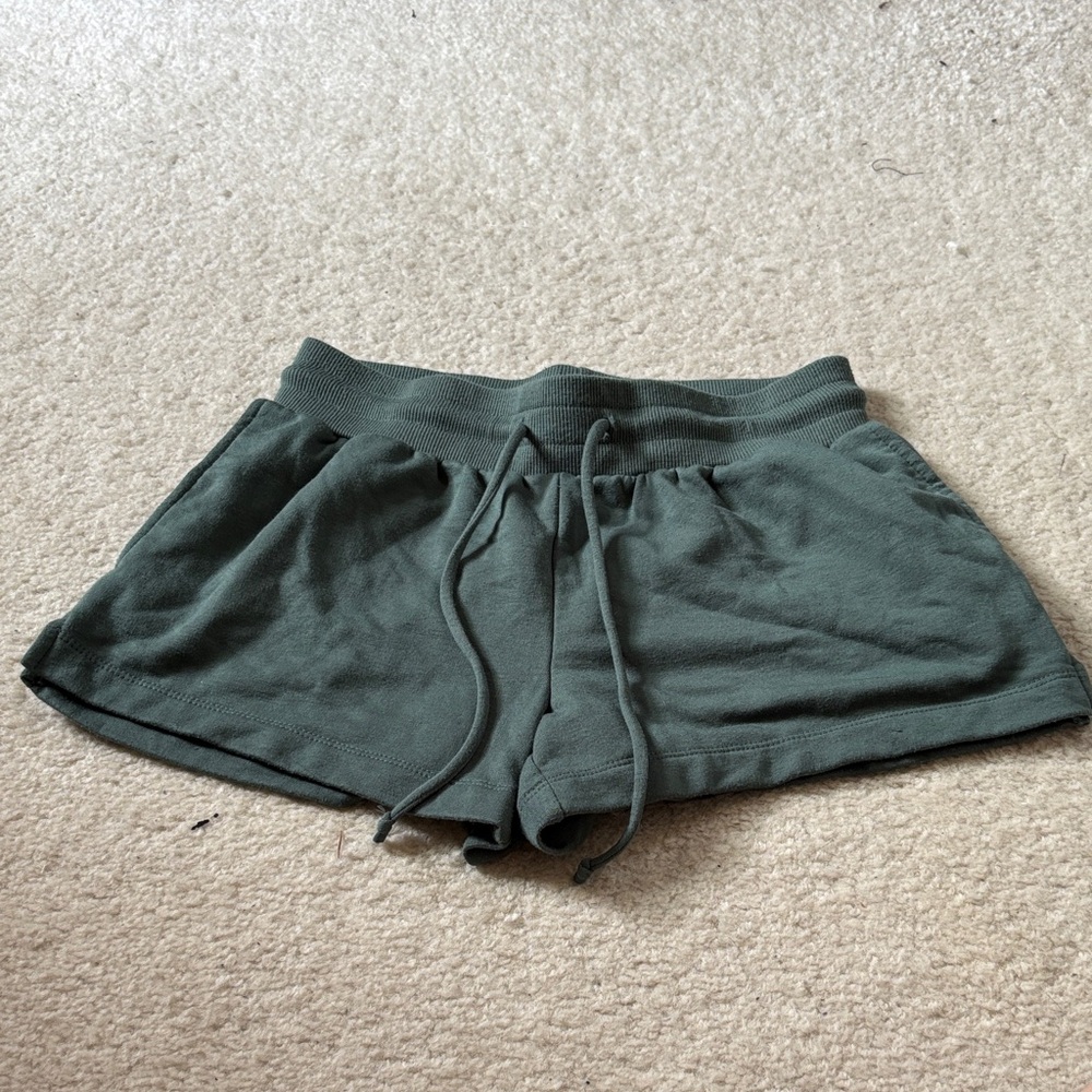 Stars Above Forest Green Athletic Shorts